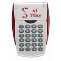 Calculator with Flip Stand - Silver/Red